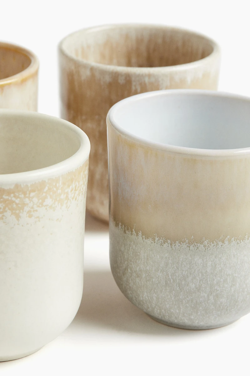 4-Pack Stoneware Mugs