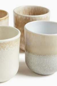4-Pack Stoneware Mugs