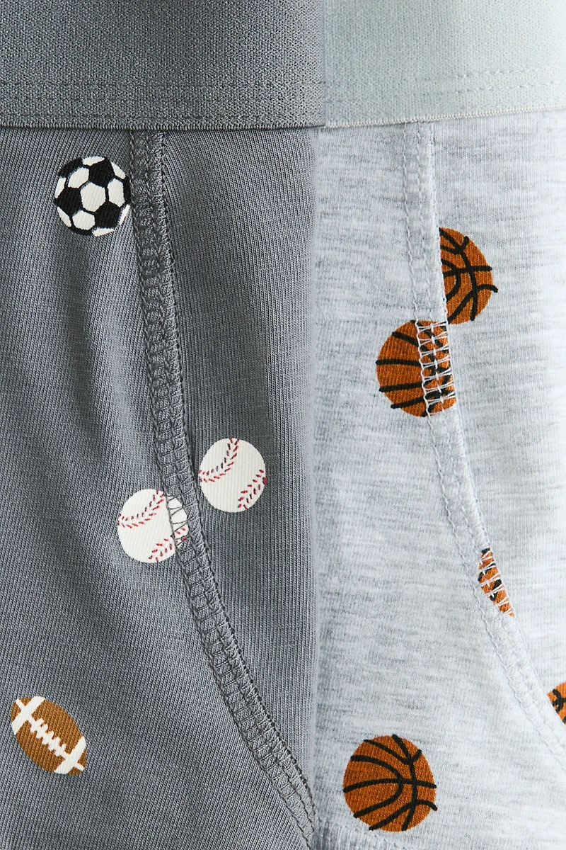 Lot de 5 caleçons boxeurs en coton