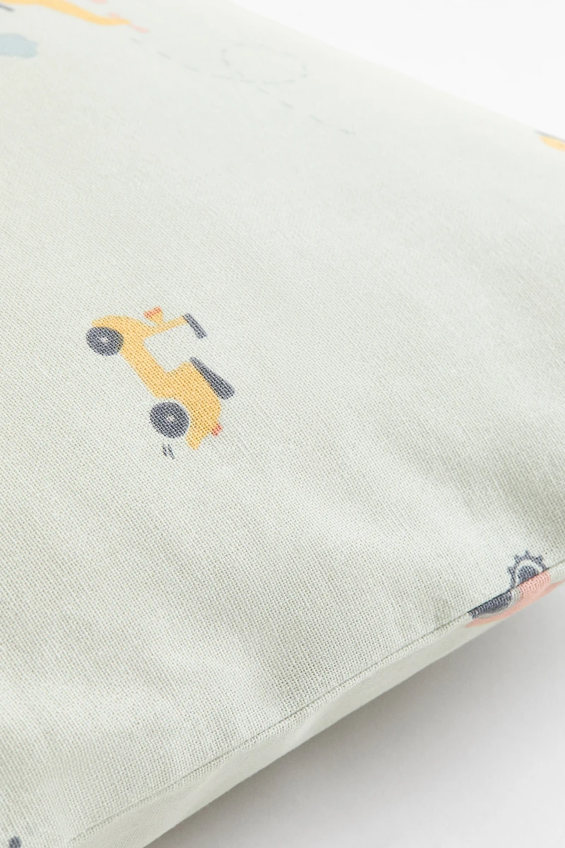 Printed Cotton Cushion Cover
