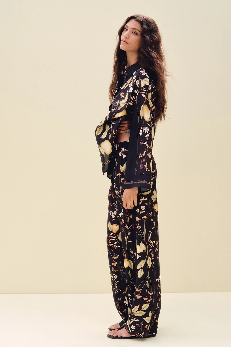 Straight-Leg Pull-On Pants