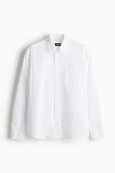 Regular Fit Poplin Shirt