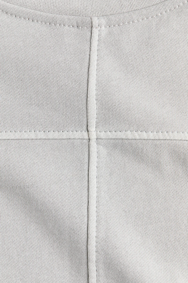 Short-Sleeved Cotton Sweatshirt