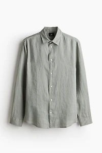 Regular-Fit Linen Shirt