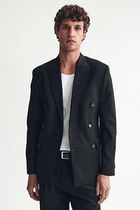 Regular-Fit Double-Breasted Jacket