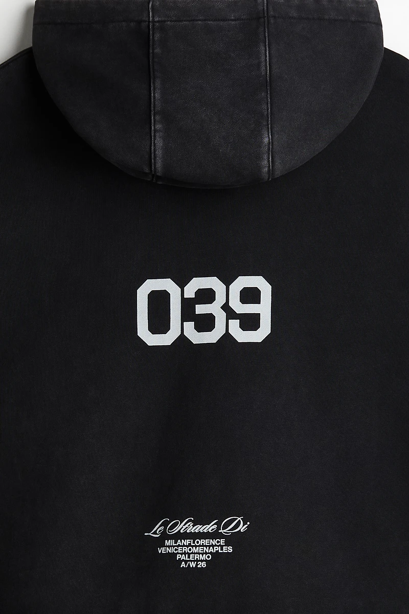 Oversized Washed Hoodie