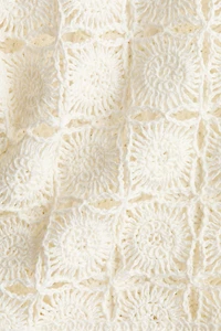 Chemise à l’aspect crochet avec liens nouer