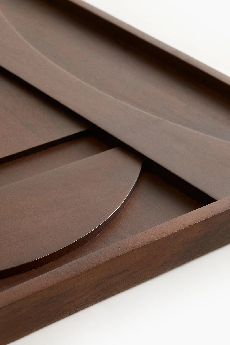 Décoration murale graphique en bois