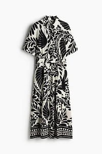 Tie-belt Shirt Dress