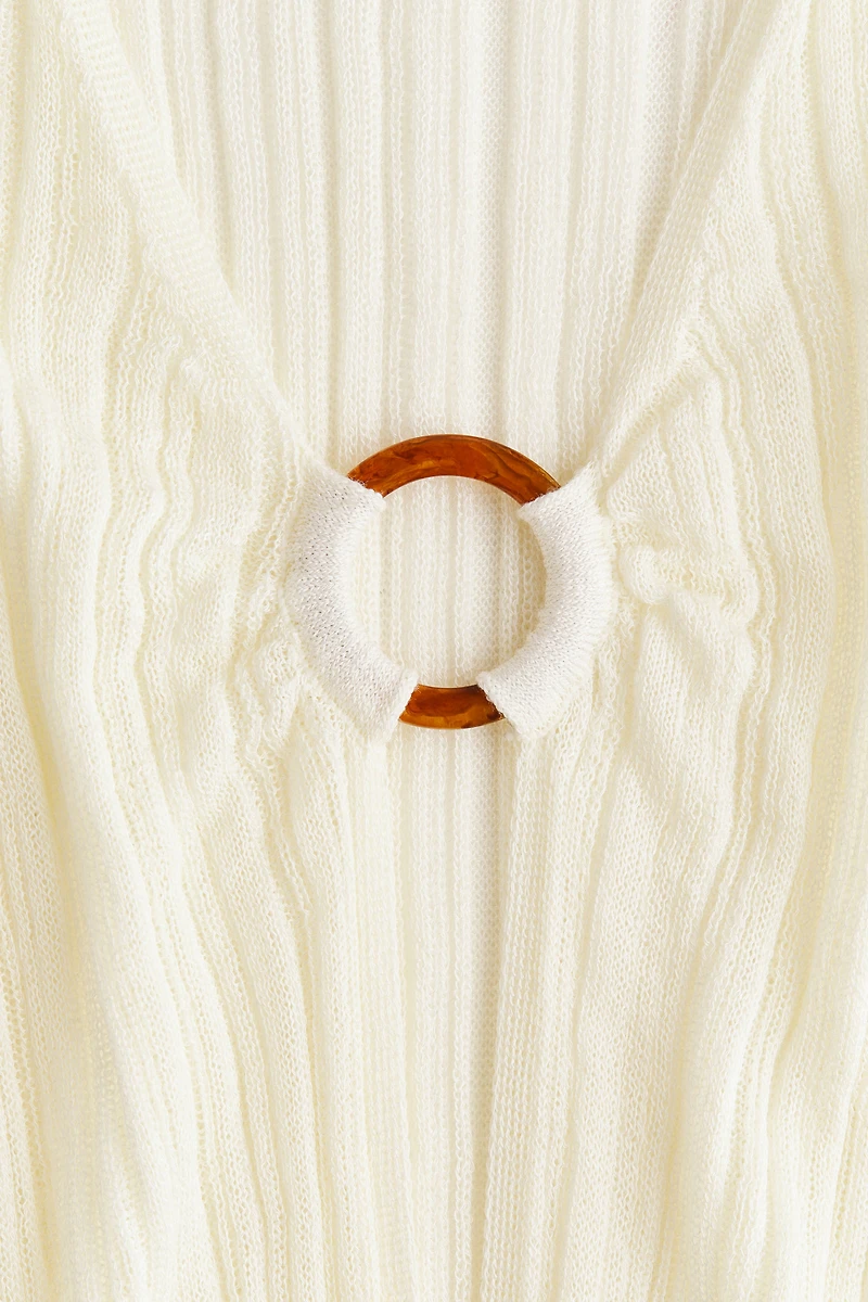 Rib-Knit Beach Dress