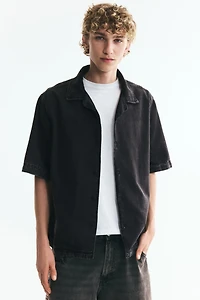 Regular-Fit Denim Resort Shirt