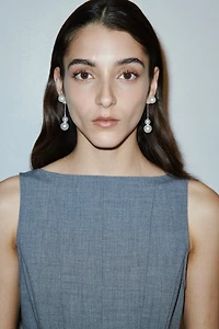 Pendant Bead Earrings