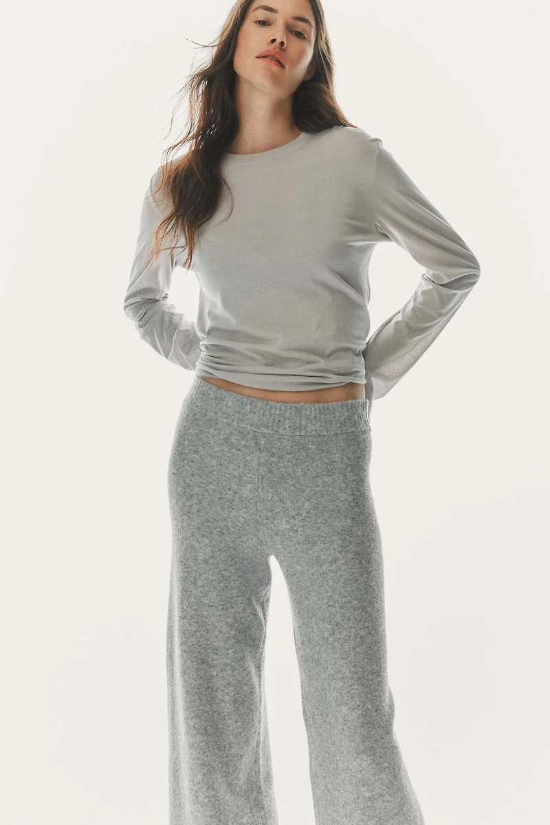 Fine-knit Pants