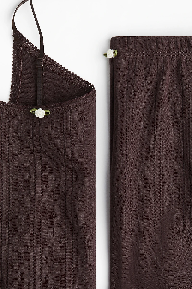 Cotton Pointelle Pajamas