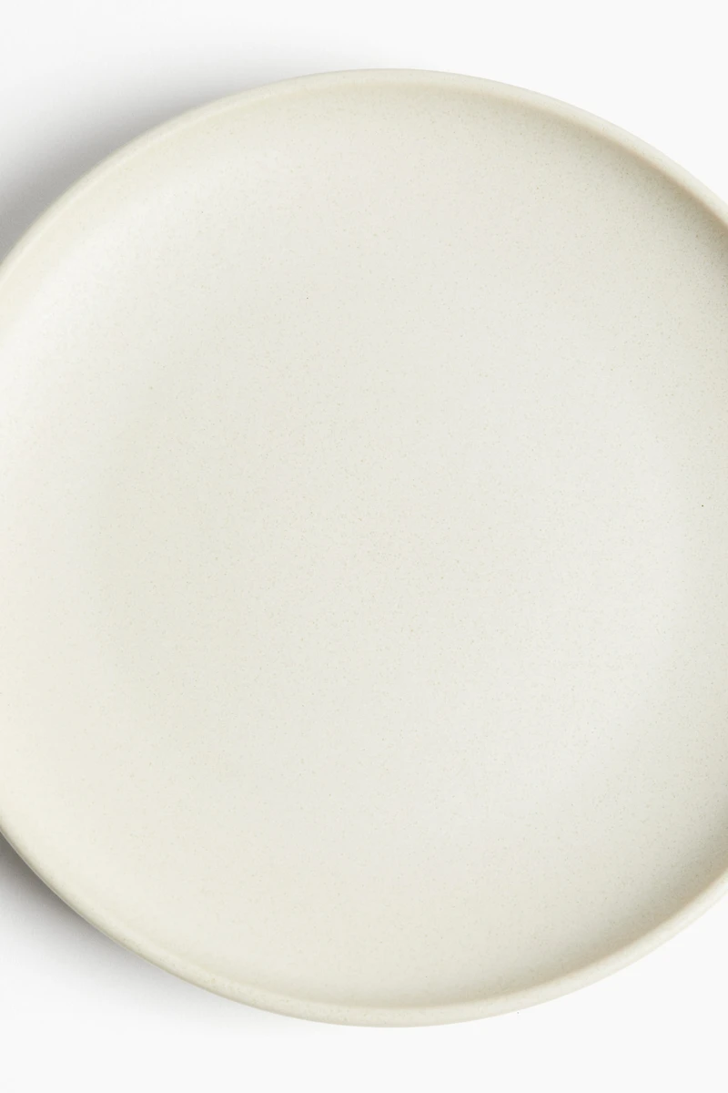 Lot de 2 petites assiettes avec glaçure réactive