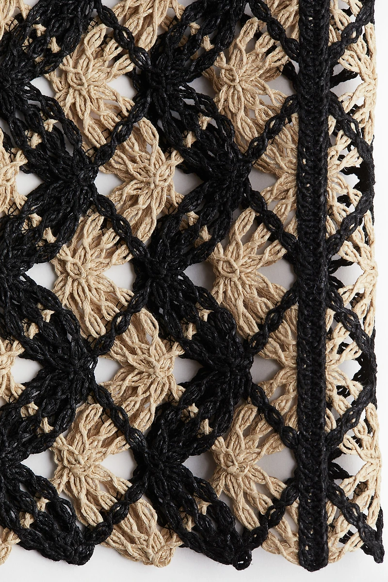 Crochet-Look Skirt