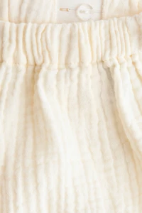 Ensemble 2 pièces en coton avec détails brodés