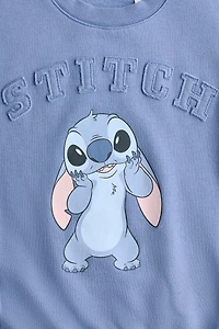 Oversized Sweatshirt with Printed Motif