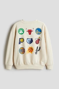 Chandail très ample imprimé