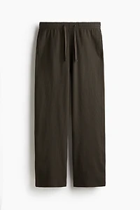 Waffled Cotton Pajama Shirt and Pants