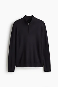 Regular-Fit Half-Zip Sweater