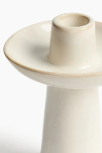 Stoneware Candlestick