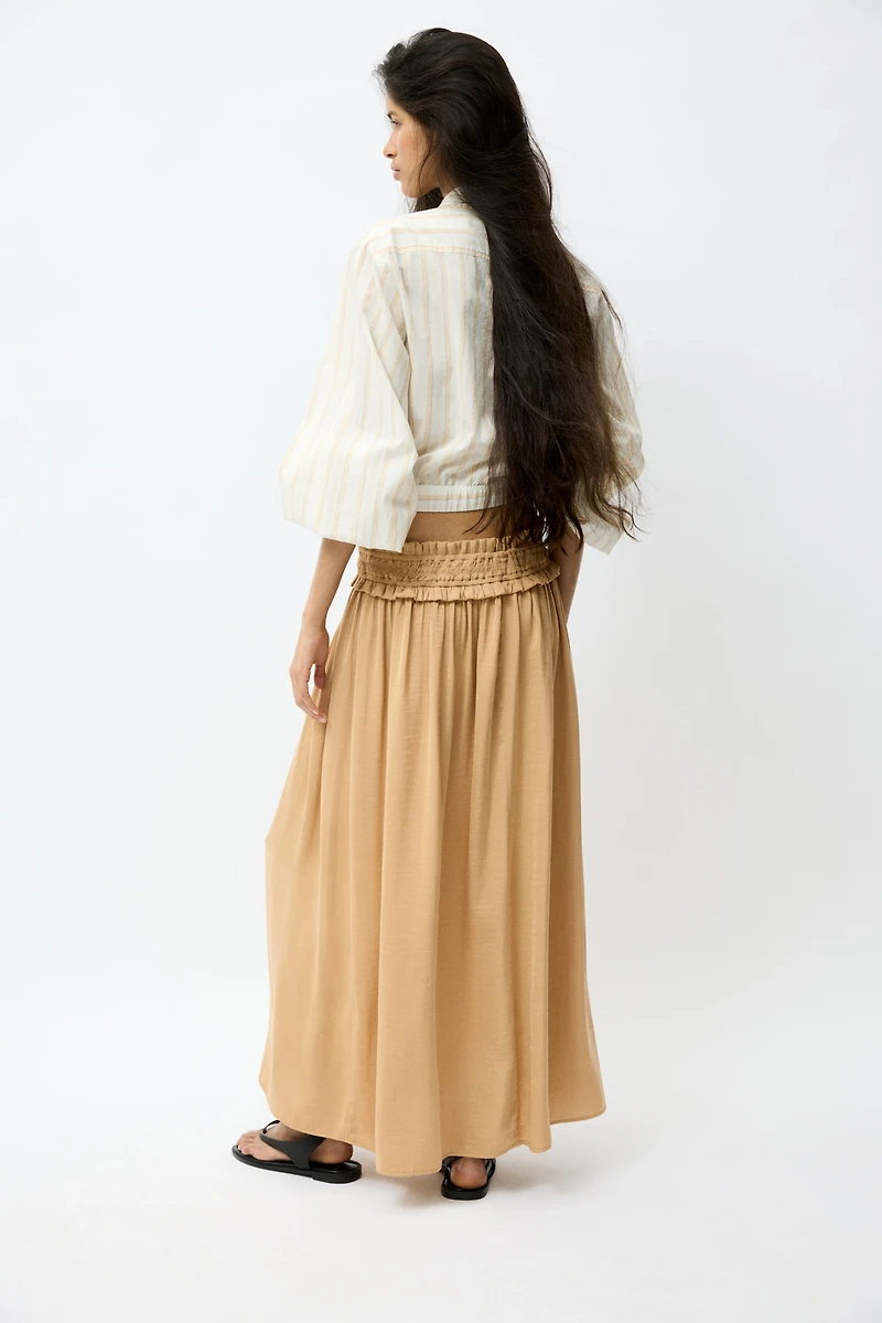 Tasseled Maxi Skirt