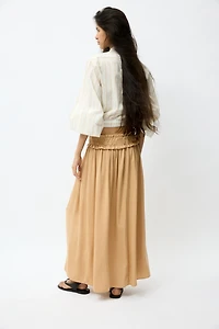 Tasseled Maxi Skirt