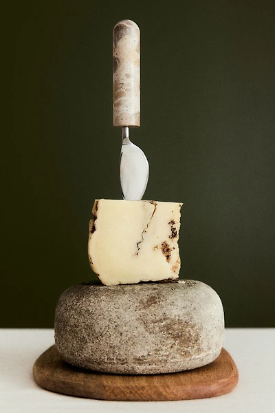 Lot de 3 couteaux à fromage en marbre