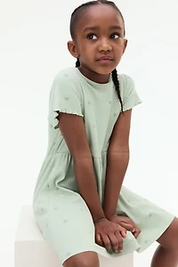 Ribbed Jersey Dress