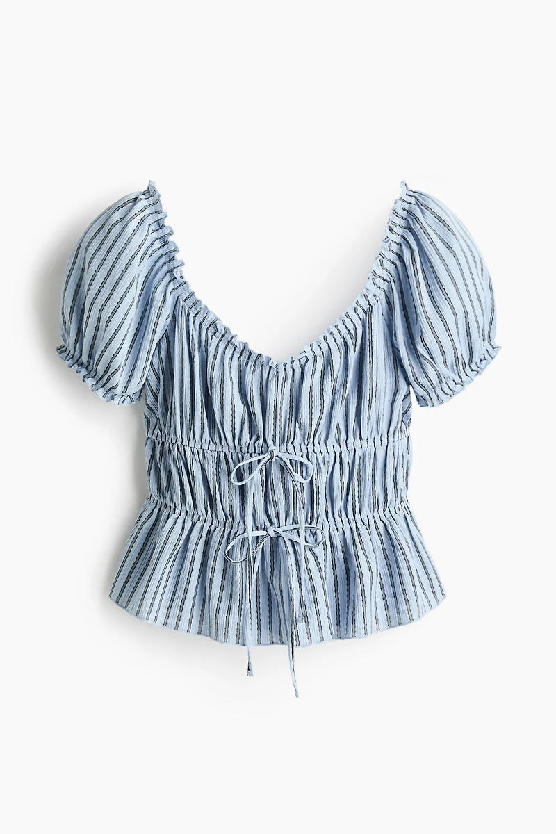 Puff-Sleeved Top