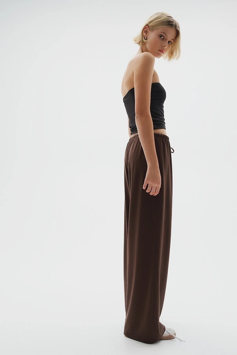 Pantalon en jersey avec cordon de serrage