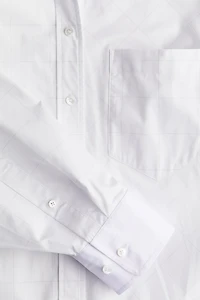 Batwing-Sleeved Cotton Shirt