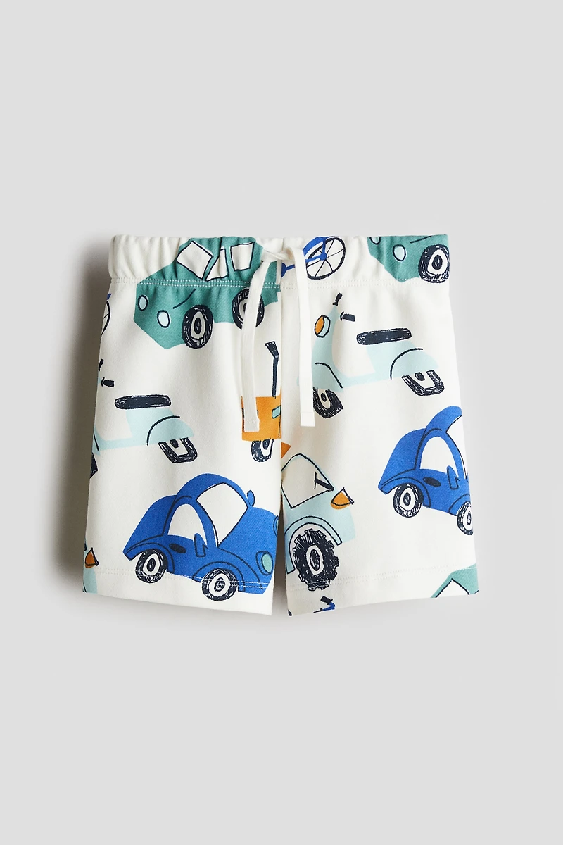 Short en molleton imprimé