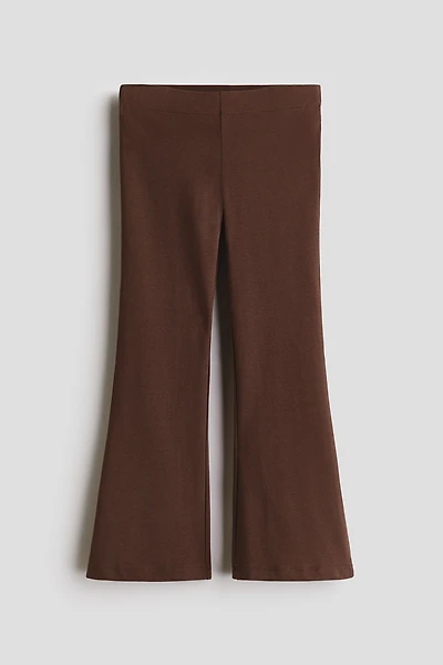 Flared Cotton Leggings