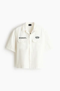 Chemise utilitaire à manches courtes décontractée
