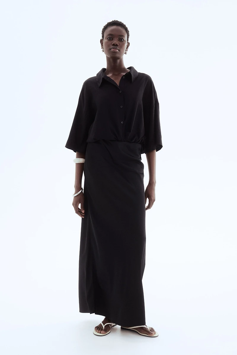Satin Slip Skirt