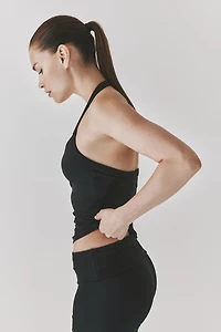 Halterneck Sports Tank Top with SoftMove™