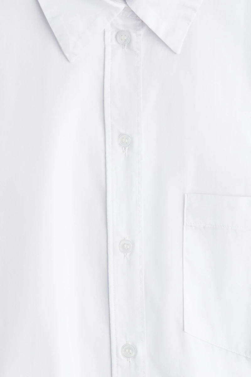 Oversized Cotton Poplin Shirt