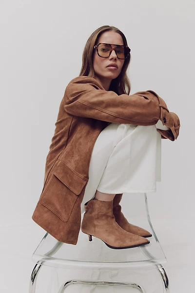 Pointed-Toe Ankle Boots