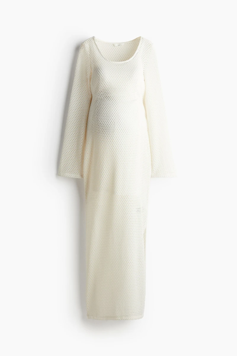 MAMA Robe en maille ajourée