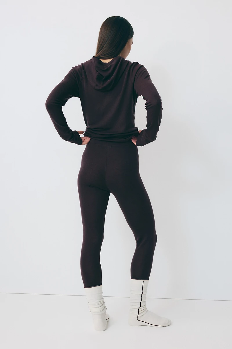 Wool Base-Layer Ski Leggings