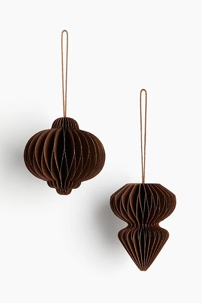 2-Pack Paper Ornaments