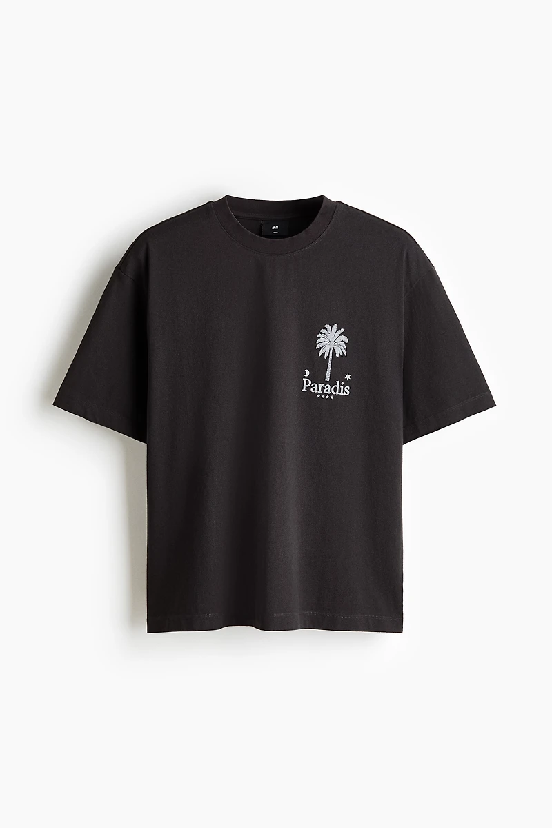 Relaxed-Fit Printed Cotton T-Shirt