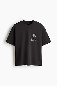 Relaxed-Fit Printed Cotton T-Shirt