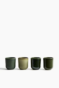 4-Pack Stoneware Mugs