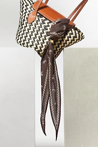 Bead-Detail Neck Scarf