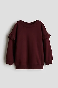 Ruffled Sweatshirt