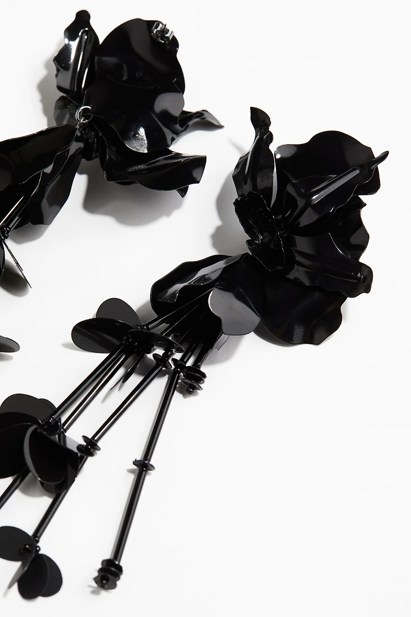 Boucles d'oreilles en forme de fleurs