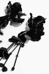 Boucles d'oreilles en forme de fleurs